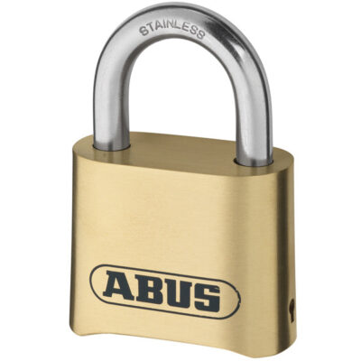 ABUS KODE HÆNGELÅS MESSING MED RF BØJLE 50 MM