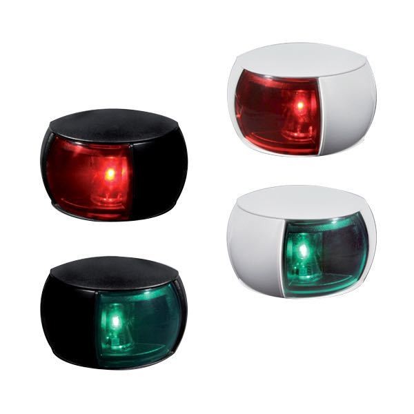 HELLA LED LANTERNE GRØN STYRBORD SORT HUS