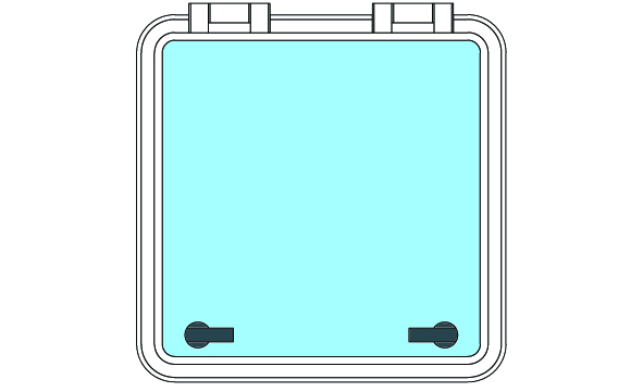 GEBO STANDARD SKYLIGHT 500 X 500 MM - Billede 2