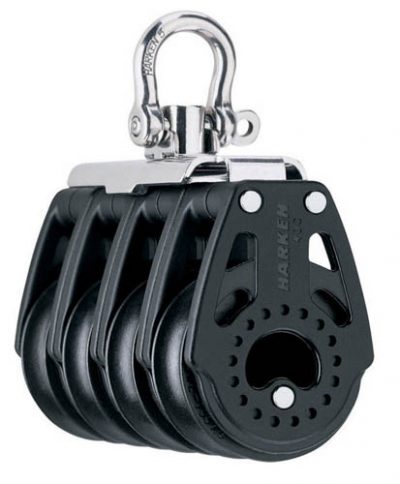 Harken Carbo Blok 40mm firedobb/svl