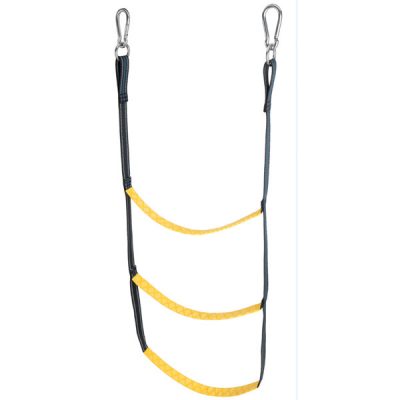 BADESTIGE TIL GUMMIBÅD webbing med karabinhager L-80cm