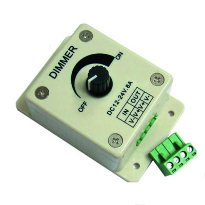 Nauticled pwm led lysdæmper, 10- 30V input, max 8A output