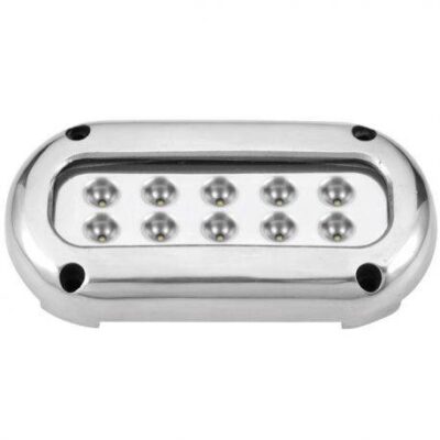 UNDERVANDSLYS PÅBYGNING 25.2W 10-30V 9 LED BLÅ