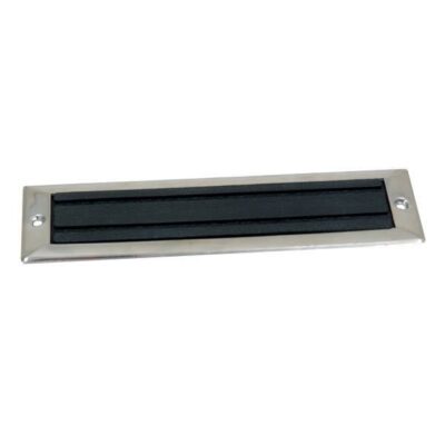 TRINPLADE RUSTFRI MED GUMMI 213 X 57 MM