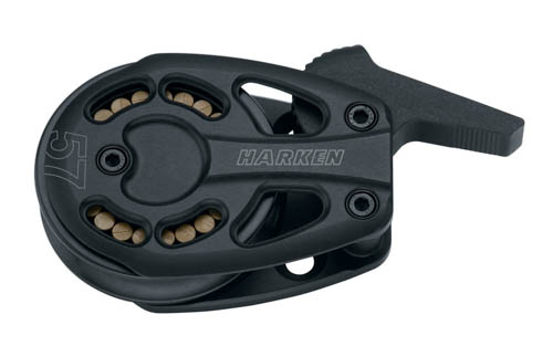 Harken Black Magic 57mm Enkelt Fodblok m/stop HL