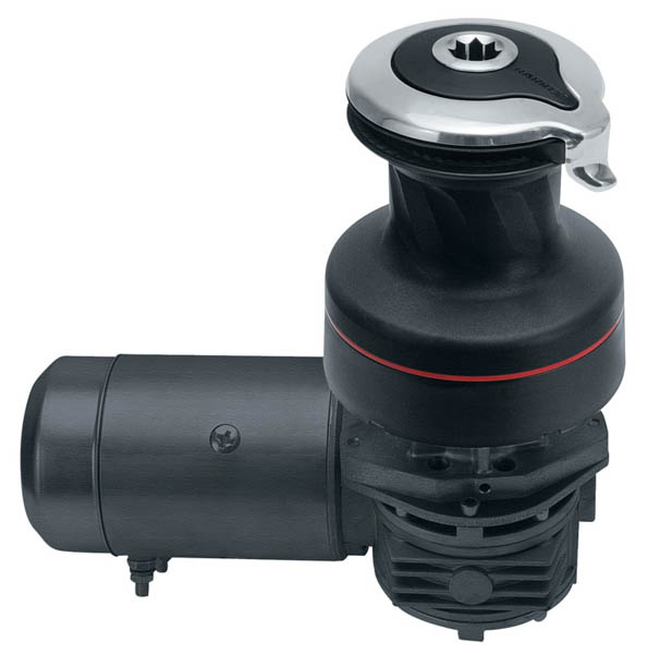 Harken Radial El-skødespil 2-Gear sort alu Self-Tailing