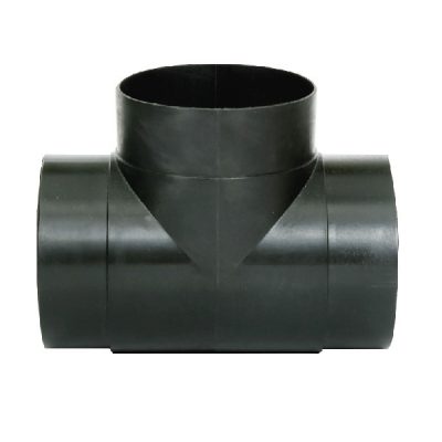 1852 T-Stykke 90 mm sort