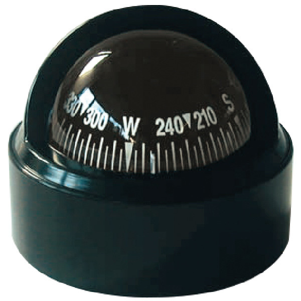 Riviera kompas STELLA 2 1/2" Ø: 65mm -sort med sort rose