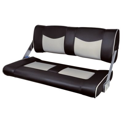 ESM DOBBELT SOFA LUX SORT/LYSEGRÅ