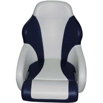Esm sd52 styrestol med flip up puf navy/lysegrå