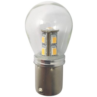 1852 LED pære Ba15S 10-35Vdc 1,6/15W dimmable - 2 stk. pr. pk
