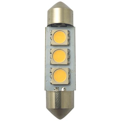 1852 LED pinolpære 37mm 10-36vdc 0,6/6W - 2 stk. pr. pk