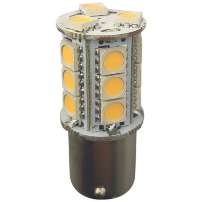 1852 LED pære Ba15S,10-35V 2,4/25W 2700K - 2 stk. pr. pk
