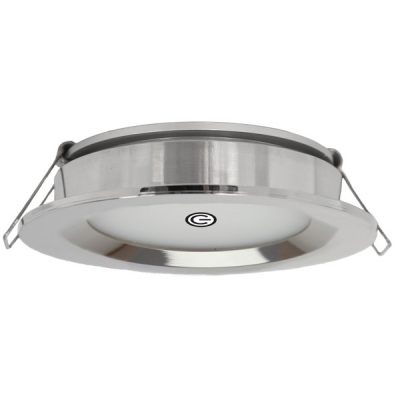 Casolux Maria stor alu. grå med touch 3000K 10-32V