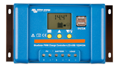 Victron BlueSolar PWM-LCD & USB 12/24V 5A SCC010005050