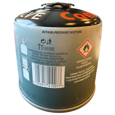 Camper Gasdåse ventil 7/16 NS EN 417 - 300 gram
