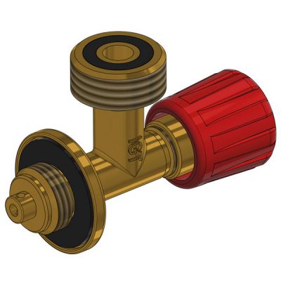 Afbryderventil til campinggas flaske M16x1,5-KLF