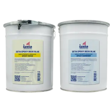 ZETA Epoxy nedlimningslim, farve brun 10 liter 2-komp