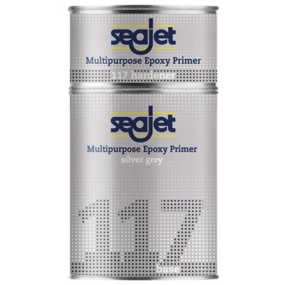 Seajet 117 Multipurpose Epoxy Primer, sølvgrå - 2,5 liter