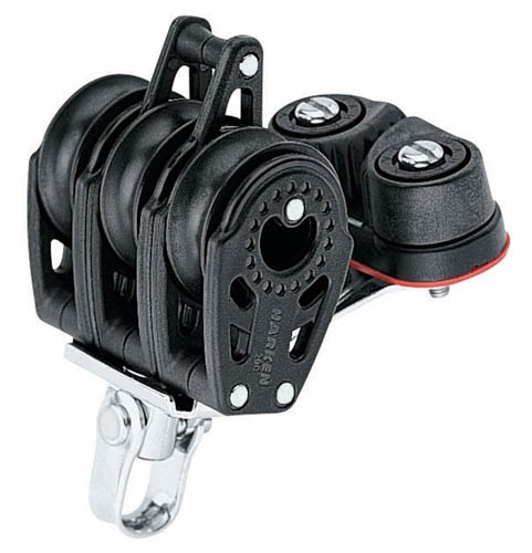 Harken Carbo Blok 29 mm trippel/hunsvot/Carbo-Cam