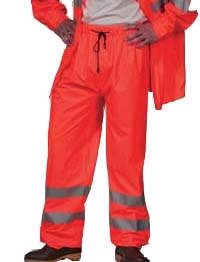REGNBUKSER M/REFLEKS COMFORT STRETCH FL. ORANGE - STR. L