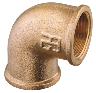 BØJNING 90GR. IND/IND 1 1/2" BRONZE