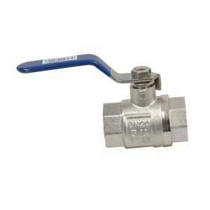 KUGLEVENTIL FORKROMET  1/2" SYREFAST HÅNDTAG