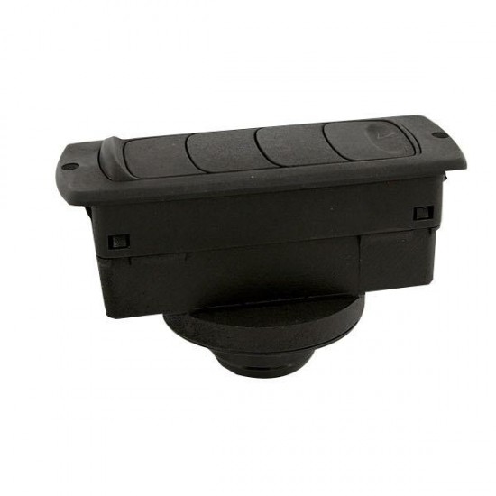 VINDUESDYSE MED LUK 134 X 52 MED LIGE Ø 55 MM