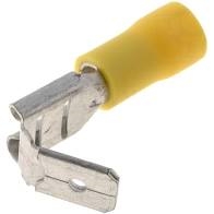FLADSTIK M/HAN GUL 6.4 X 0.8 MM 10 stk. pr. pk