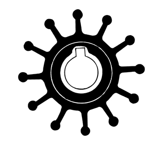 IMPELLER - VOLVO, SOLE DIESEL, CRUSADER, JABSCO,
